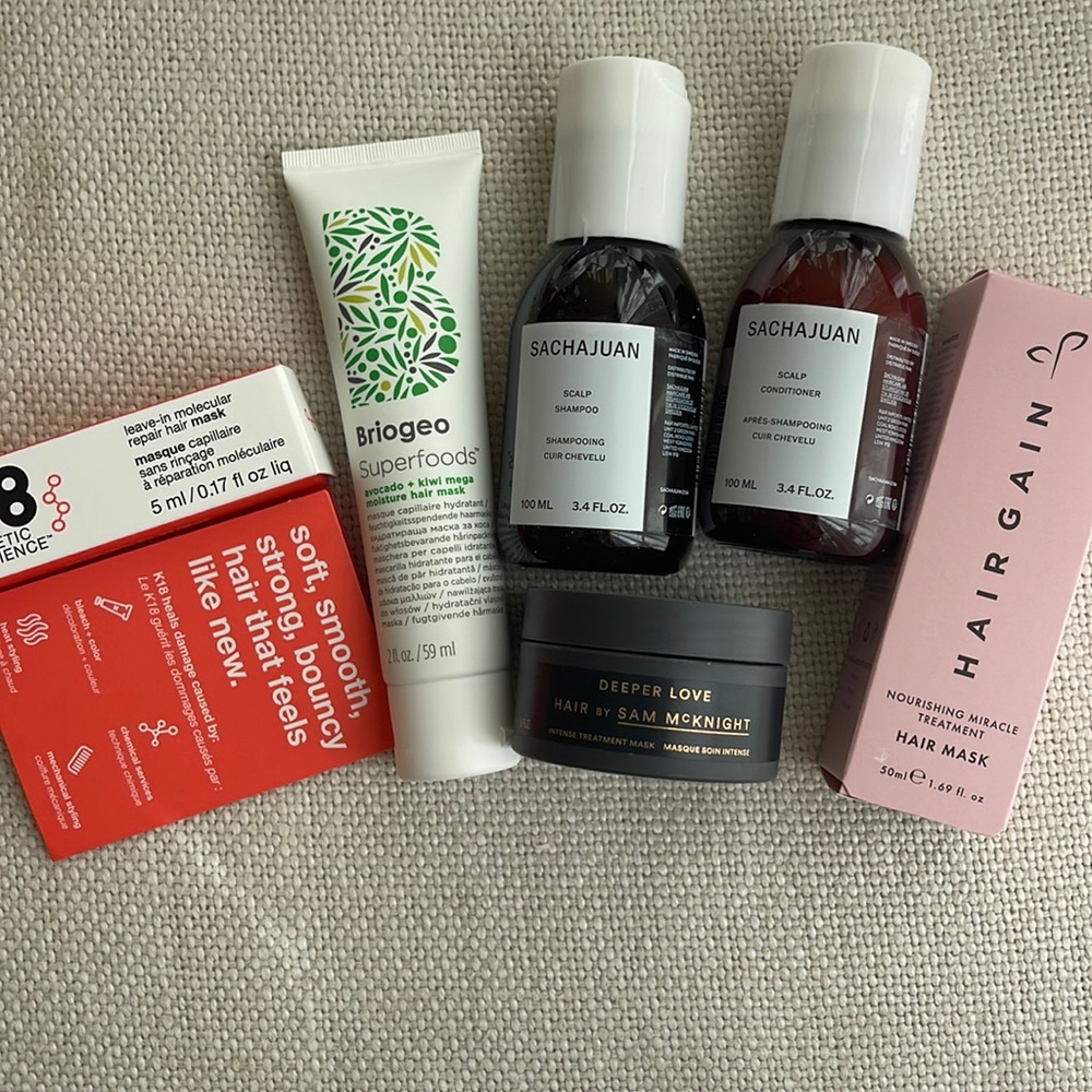 Hair mask and shampoo set